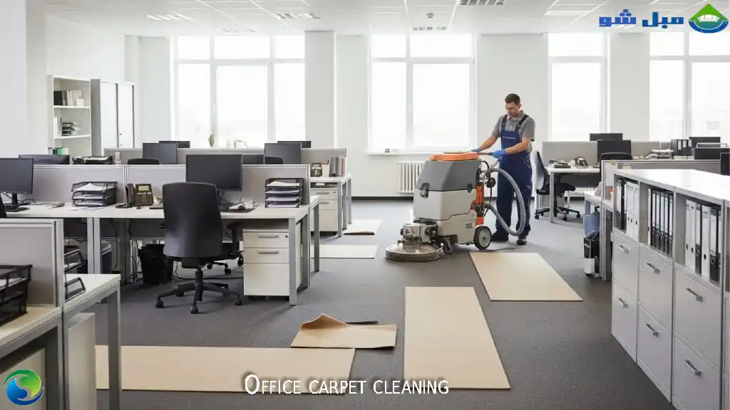 روشهای استاندارد شستشوی موکت اداری در محل
