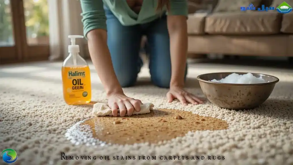 نحوه پاک کردن لکه روغن از روی فرش