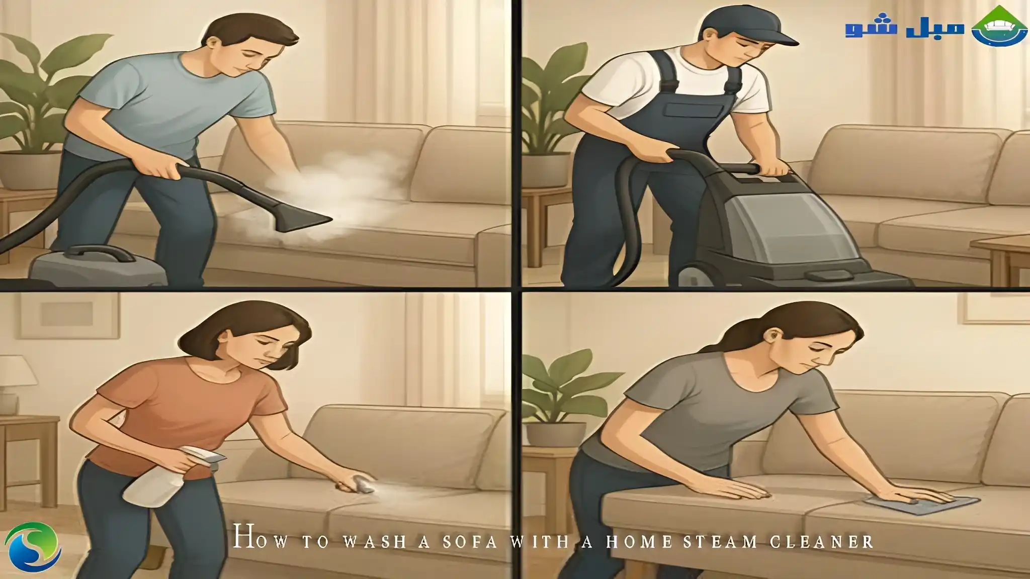 مزایای شست وشوی مبل با دستگاه در محل